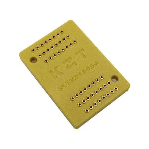 1pcs TSOP48 yellow terminal board tsop48 header adapter plate pin board connector