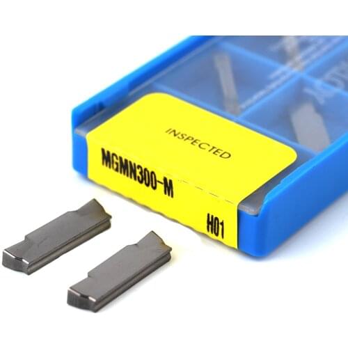10PCS 100% Original MGMN150 MGMN200 MGMN300 MGMN400 H01 carbide insert Grooving aluminum blade cutter CNC lathe Turning Tool