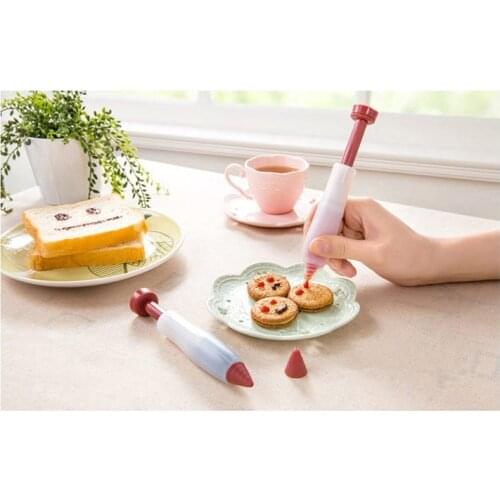 100pcs Silicone Food Writing Pen Chocolate Cake Cream Decorating Pen Kitchen Accessories WB1482