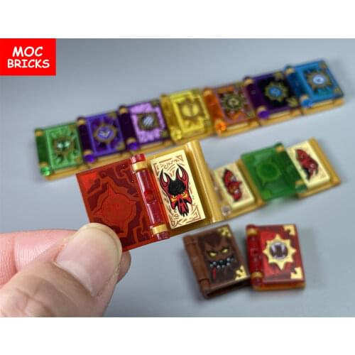 2sets/lot MOC Bricks DIY Nexus Knights Jestro Magic Books Toys Educational figures Blocks Bricks Best KIDS Gifts