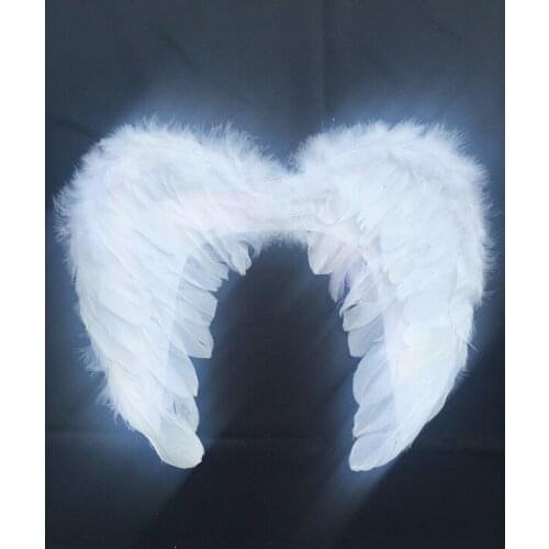 5pcs Feather Fairy Angel Wings For Adult Children Hen Night Fancy Dress Costume Halloween Party Event Supplies Decorations