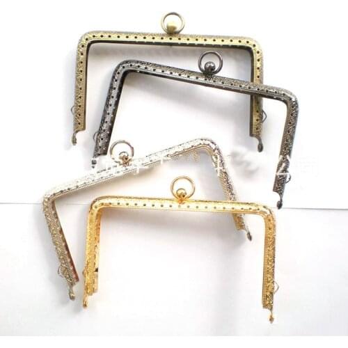 5PCS Purse Frames DIY Coin Purse Frame for Bag Parts Kiss Clasp Metal Frame Accessories for Bags Metal Kiss Clasp Lock Frame