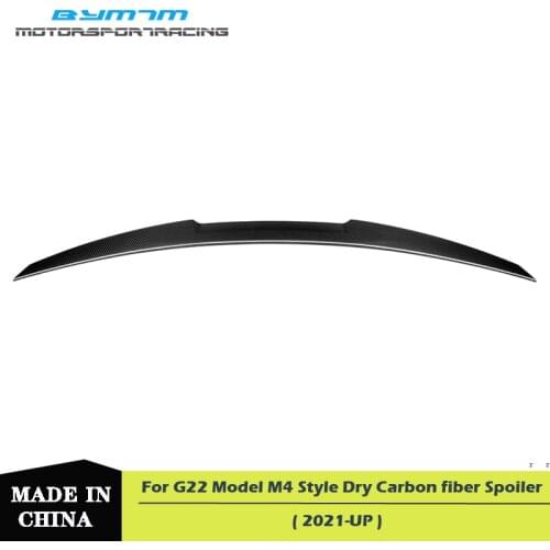 Car exterior decoration M4 Style Excellent Dry Carbon fiber Spoiler For BMW4 Series G22
