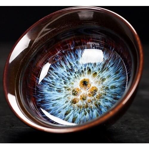 Kiln Change Tea Cup Ceramic Glaze Single Mug Kung Fu Tea Set Kiln Baked Single Cup Tea Bowl Teacup Large Tea Cup Ceramic