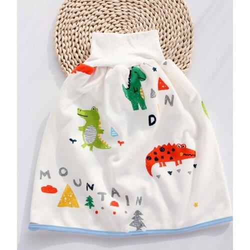 Baby Training Diaper Skirt Pure Cotton High Waist Anti-leakage Waterproof Breathable Baby Cloth Diaper Urination Skirt for Comf