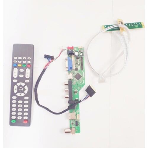 For LTN101NT06-001/2/W01 HDMI-Compatible VGA USB AV RF 1024*600 10.1" WLED LVDS 40Pin T.V56 display controller card laptop
