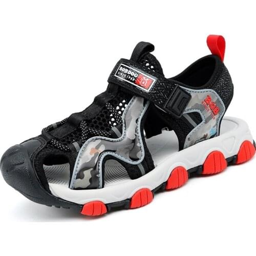 Boys Girls Closed Toe Hiking Water Sandals Kids Walking Sports Support Sandals Outdoor