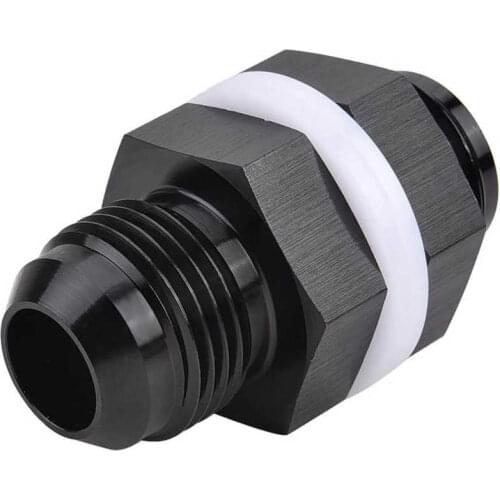 Cell Bulkhead Fitting 6AN to 6AN Aluminum Straight Fuel Adapter Auto Components