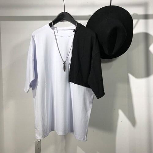 Owen seak Men T Shirt Cotton Mens Clothing Hip Hop Tops Tees High Street Summer Male Solid OverSized Sweetwear T Shirt