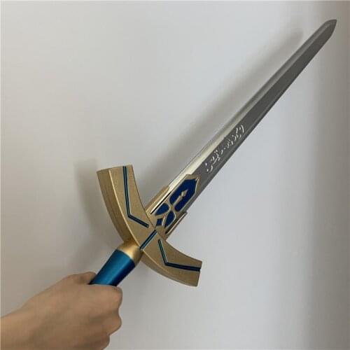 80cm Sword Weapon Fate Stay Night Saber Arthur Sword of Victory Cosplay 1:1 Anime Game Knife PU Prop Model Gift Decor