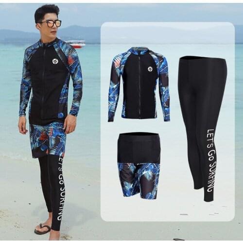 Mens Womens Full Body Long Sleeve Swimwear Beachwear Surf Snorkel Dive Suits Athletic Yoga Fitness Tracksuits 5 Piece Sets