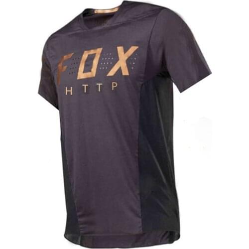 2021 new Motorcycle Mountain Bike Team Downhill Jersey HTTP Fox MTB Offroad Racing MX Bicycle Locomotive Shirt Cross Country