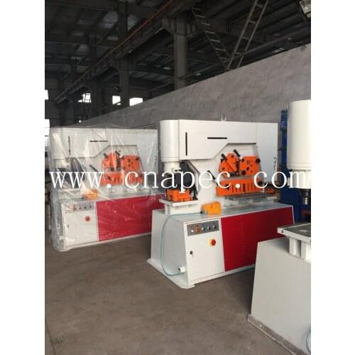 APEC Hydraulic Ironworker Machinery AIW-160/S with Punch Die
