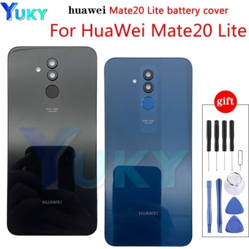 Original huawei Mate 20 Lite Battery Cover For Mate 20 Lite 6.3" Replace the battery cover With camera cover Mate 20 Lite