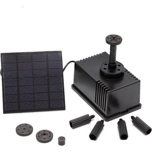 Fountain Submersible Water Pump Solar Powered Pump With Filter Panel For Pond Pool