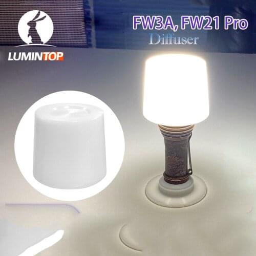 LUMINTOP Lightshade ReadingLamp Rubber Diffuser For FW3A, FW1A, FW1A PRO， FW21 PRO， FW21 X9L Flashlight
