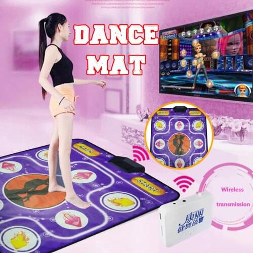 Dancing Mat Non-slip Dance Step Single Dance Mat Dancer Exercise Blanket Child Parent-child Interactive Game #g3