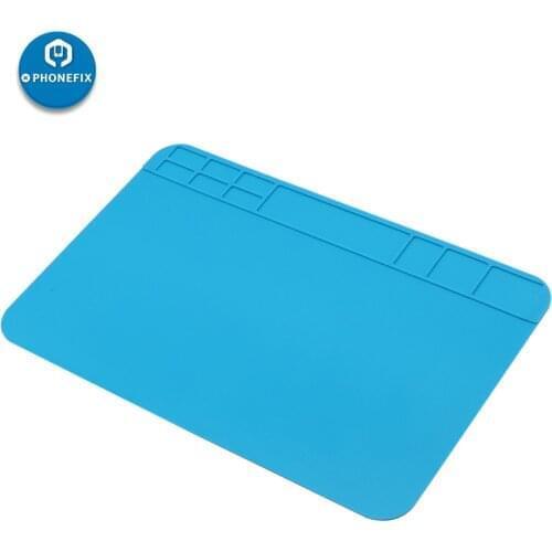 Heat Insulation Working Mat Insulation Pad Soldering Mat Maintenance Platform for iPhone Samsung Motherboard Welding Repair Tool