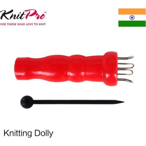 KnitPro Knitting Dolly In Passion Red knitting accessory
