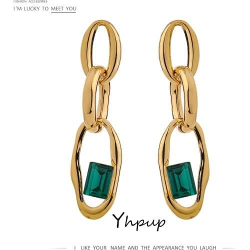 Yhpup Earrings With Stones