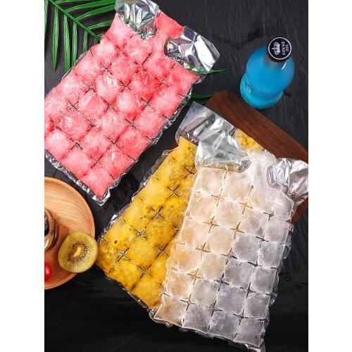 10Pcs/Pack Ice Ball Maker Ice mould Disposable Transparent Ice-making Bags Ice Cube Tray Molds for Summer Household Kitchen DIY