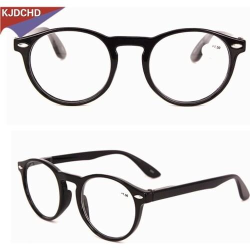 2018 Fashion Reading Glasses Men Women Classic Plastic Frame Eyeglasses with Presbyopia Reading Glasses