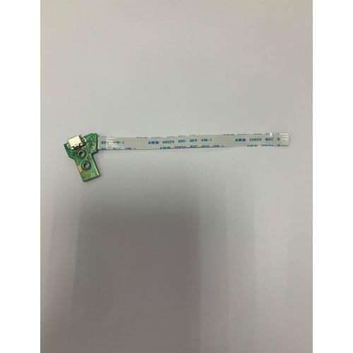50pcs/lot for ps4 controller gamepad charging port pcb socket jds-040 jds 040 with 50pcs flex cable