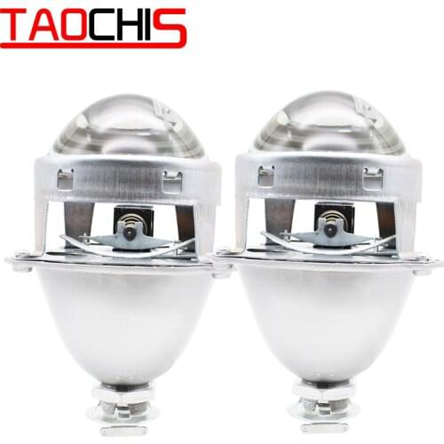 TAOCHIS Auto 3.0 inch WST headlights car motorcycle retrofit H1 H4 H7 Universal bi xenon projector lens