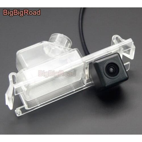 BigBigRoad Vehicle Wireless Rear View Parking CCD Camera HD Color Image For Hyundai Accent Solaris Verna 2014 I30 Waterproof