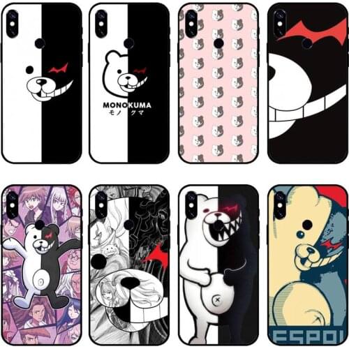 Danganronpa Monokuma Phone Case For Xiaomi Redmi note 7 8 9 pro 8T 9A 9S Mi Note 10 Lite pro