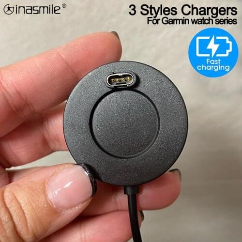 Dock Charger Charging cable for Garmin Vivoactive 3 4s 935 945 Fenix 5 5X 5S Plus 6 6S 6X Pro Clip Charger for Forerunner 235