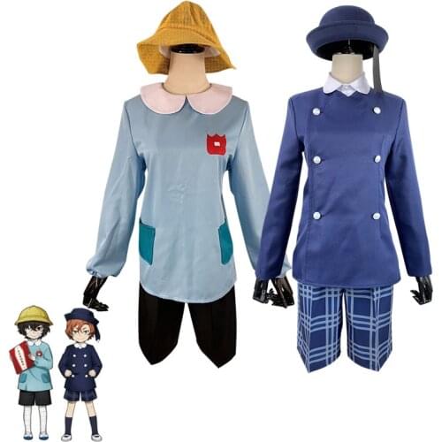Bungo Stray Dogs Dazai Osamu Nakahara Chuuya Kindergarten Cosplay Costume Japanese Anime Adult Uniform Halloween Carnival Outfit