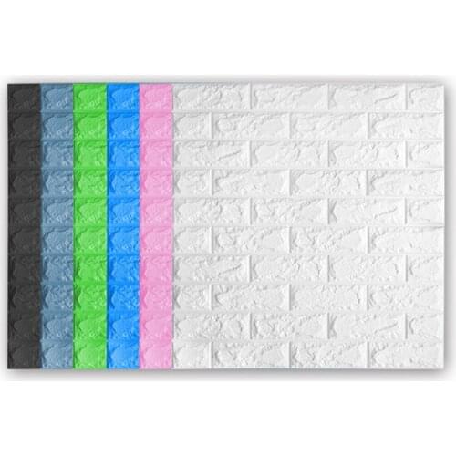 Wall Sticker Diy 3d Paper Sticker Waterproof Sticker Wallpaper Home Decor Childrens Room 3d Self-adhesive Wallpaper Tile