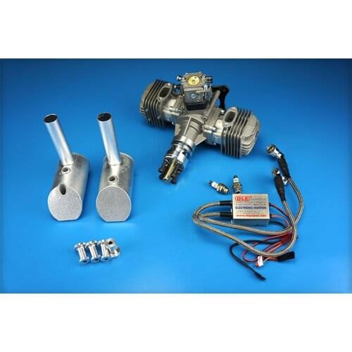 New DLE Engine DLE60 DLE-60cc Twin Gasoline For RC Airplane Model 60CC