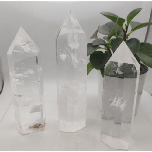 Big Large Size Melting stone Clear Quartz Crystal Wand Point Reiki Healing Wicca Tower For Home Decoration