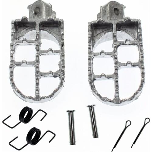 Foot Pegs Rest Footpegs Yamaha PW50 PW80 BW80 DT50 RT100 RT180 T225S TT225T TTR110 TTR50E TTR90 TTR90E TW200 WR200 WR250 WR500