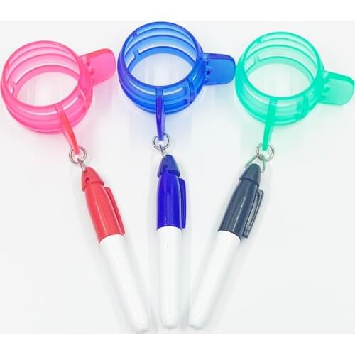 TRI-LINE Golf Ball Marker Kit 3 Line Stencil Alignment Kit 360 degree Swing Path Arrows Ball Drawing Marking Putting Tool