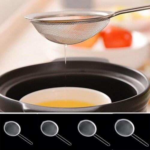 1 Pc Snack Fryer Strainer Wire Fine Mesh Oil Strainer Flour Colander Sifter Sieve