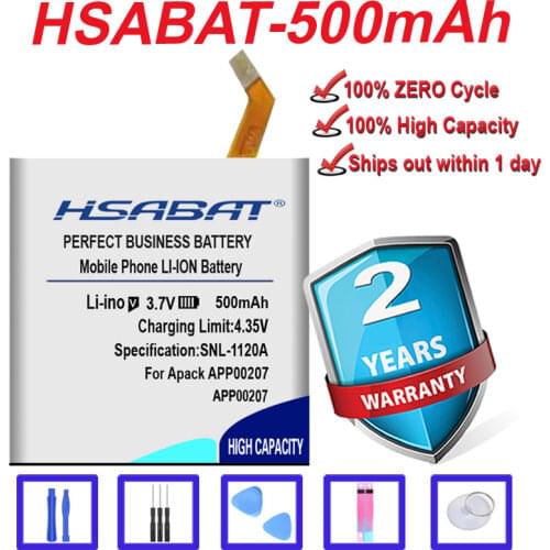 Top Brand 100% New 500mAh APP00207 Battery for Apack APP00207 1ICP4/27/30 in stock