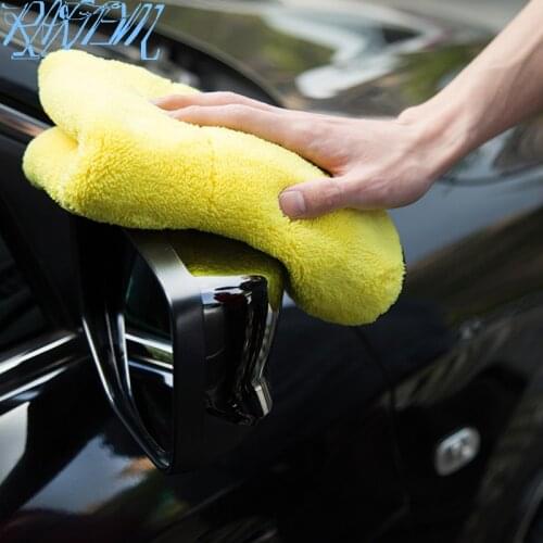 30x30CM Thick Plush Microfiber Car Cleaning Cloths for Lifan X60 Cebrium Solano New Celliya Smily Geely X7 EC7
