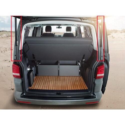 Carbon fiber Fits for 2003-2015 Volkswagen Transport vw T5 Gas Struts Spring Damper Lift Support Shocks Struts Rear Trunk Boot