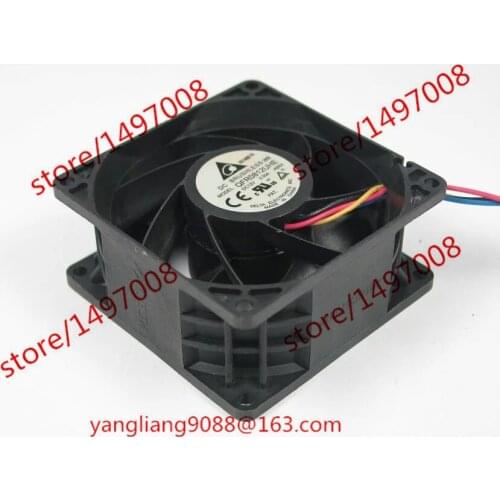 Delta Electronics QFR0812UHE AB53 DC 12V 2.50A 80X80X38mm Server Cooling Fan