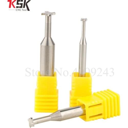 1PCS T type Groove cutter HRC55 Solid carbide T type cutter Milling Knife T Slot groove Milling Cutters for CNC Machine