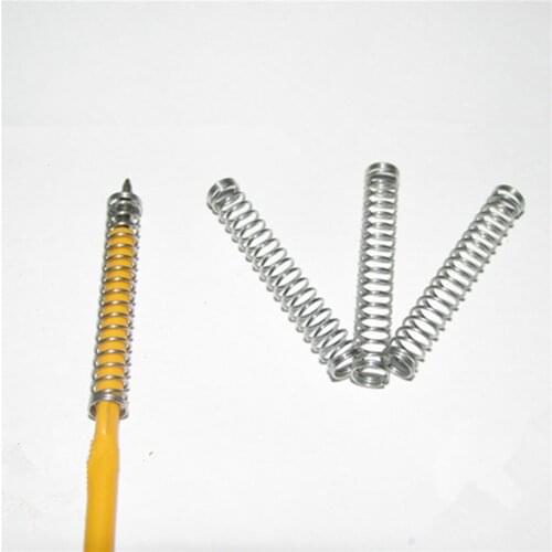 100PCS, Wholesale Custom High Quality Stainless Steel Small Metal Coil Compression Ballpoint Pen Spring