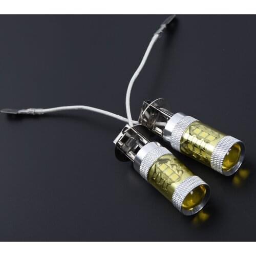 2pcs Set Car Haedlight Auto Fog Light LED Car Fog Light Turn Light Driving Lamp 12-24V LED Bulb Universal