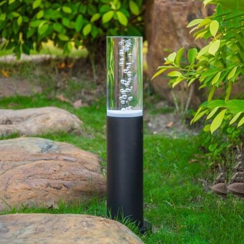30CM/50CM Outdoor Garden Lawn Lamp 7W Acrylic Bubbles Bollard Light Villa Courtyard Landscape Pathway Pillar Lawn Light