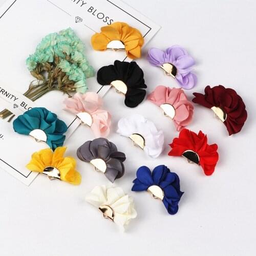 50pcs Mixed Color Cloth Flower Tassel Charms Pendants Tassels For Jewelry Findings Diy Craft Keychain Earrings Aceessories