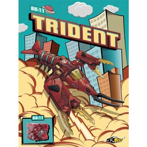 BeastBox Deformation Robots Transformation Animal Toy Cube Model Trident Red Lobster Action Figure Jugetes For Gifts