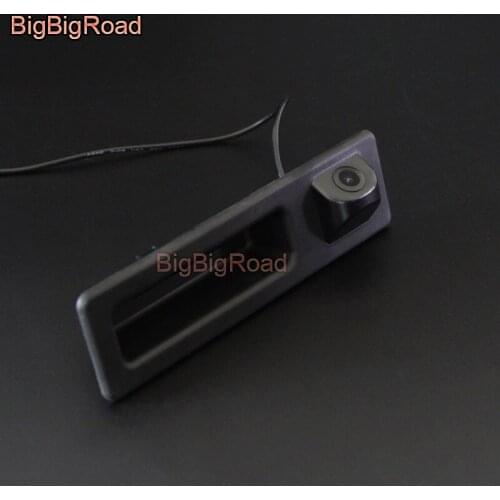 BigBigRoad For BMW X3 F25 2010-2015 3 F30 F31 F34 / 330d Touring 2012-2015 Car Trunk Handle RearView Backup Parking CCD Camera