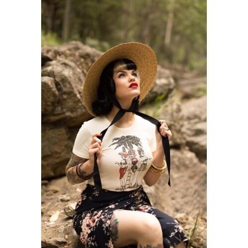 Colored Tropical Heat Wave t-shirt women funny 100% Cotton graphic hipster casual street style unisex Fashion tee fit top tshirt